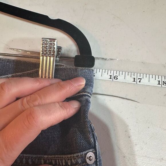 Vintage Express Women's Studded Feather Design Bootcut Jeans Blue Denim Size 5/6 - Picture 11 of 12